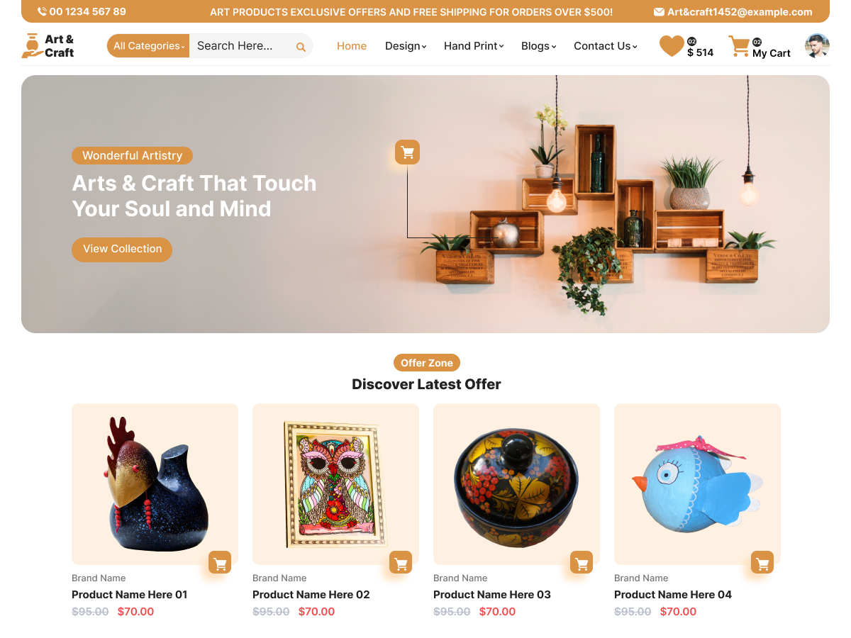 Free Craft WordPress Theme