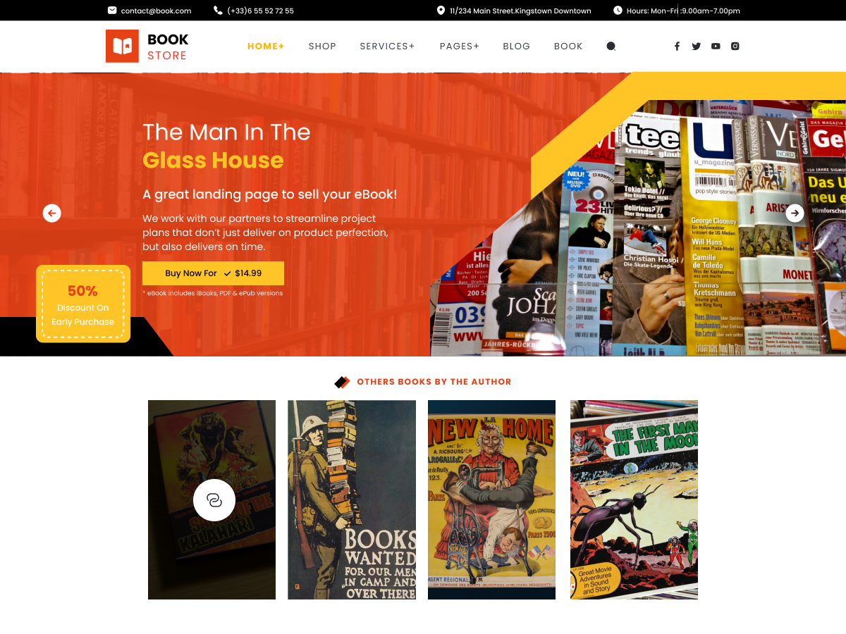 free-bookstore-wordpress-theme