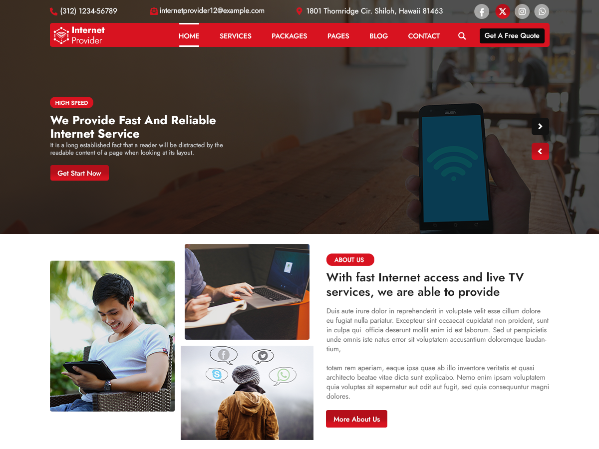 free-broadband-wordpress-theme